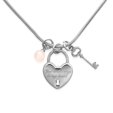 The Way To My Heart Charm Necklace