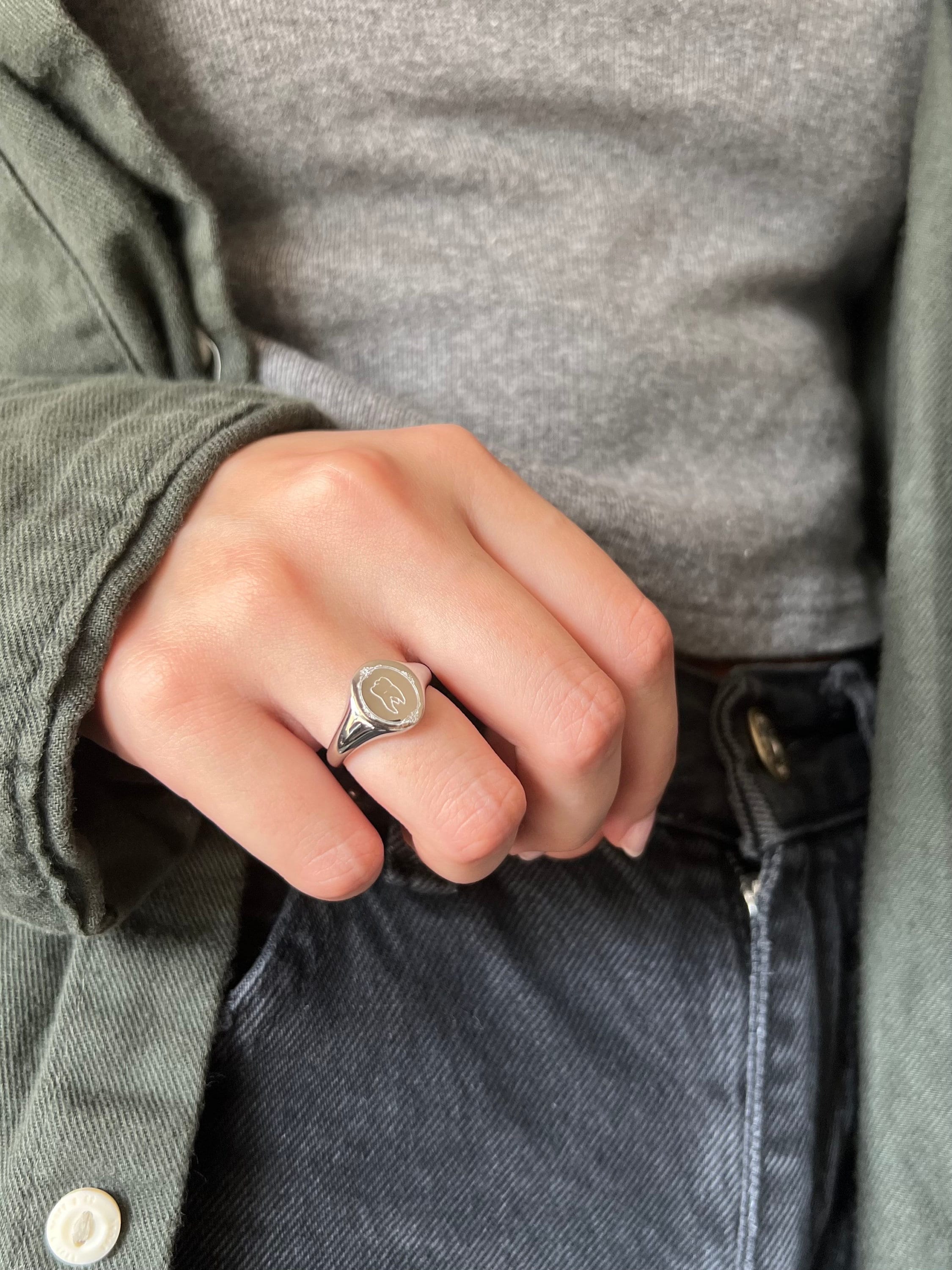 Tooth Signet Ring